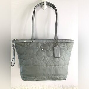 Coach Gray Hand Bag Purse